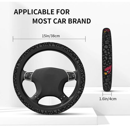 Arizona Cardinals Printed elastic steering wheel cover car anti-skid cover
