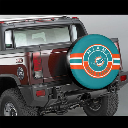 Miami Dolphins Print tire protection cover car sun protection tire protection cover