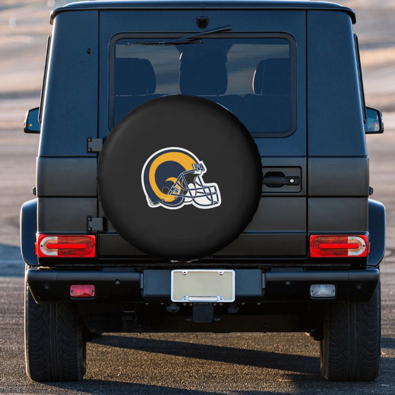 Los Angeles Rams 3 Car tire protective cover waterproof and dustproof tire cover