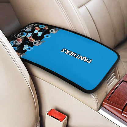 Carolina Panthers print Car center console armrest pad car armrest protective cover