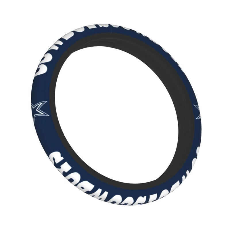 Dallas Cowboys 6 Printed breathable anti slip cover elastic steering wheel cover