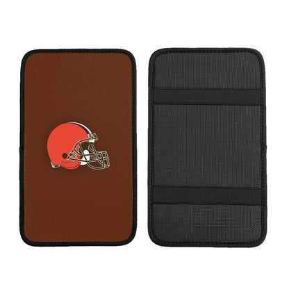 Cleveland Browns Printed car armrest box pad anti-abrasion pad