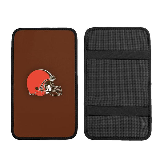 Cleveland Browns Printed car armrest box pad anti-abrasion pad