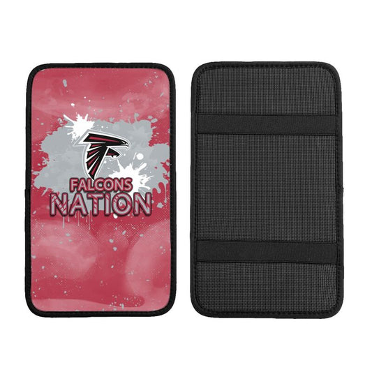 Atlanta Falcons print car center console armrest pad Car armrest box protective cover