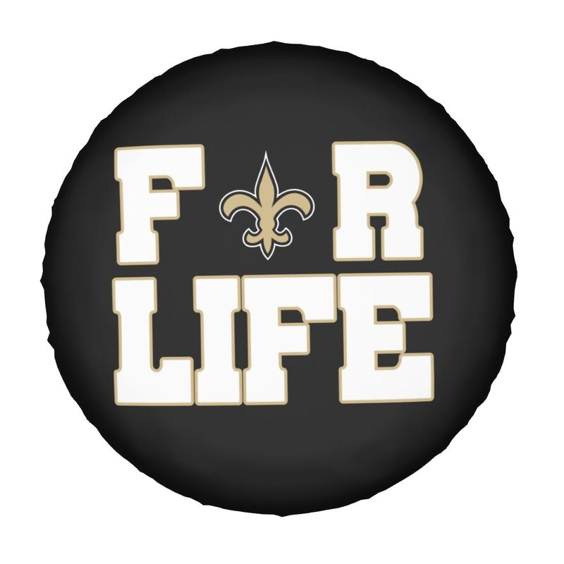 New Orleans Saints Printing tire protection cover car spare tire dust protection cover