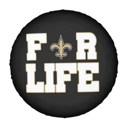 New Orleans Saints Printing tire protection cover car spare tire dust protection cover