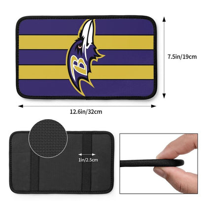 Baltimore Ravens1 Printed car center armrest box pad anti slip pad