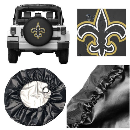 New Orleans Saints Print tire protection covers car sunscreen tire protection covers