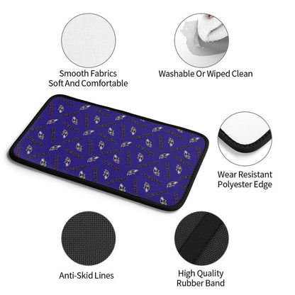 Baltimore Ravens  Printed armrest protective cover car armrest box cushion