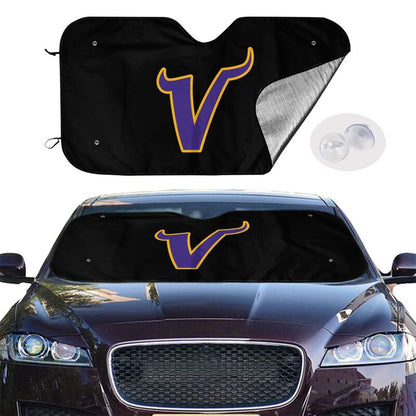 Minnesota Vikings 2 Print is suitable for front Car windshield sunshades Car windshield sunshades