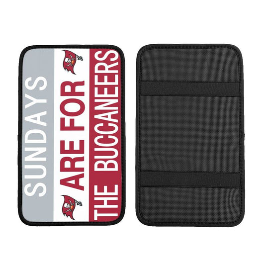 Tampa Bay Buccaneers Personalized printed car armrest cover Car handrail box cushion