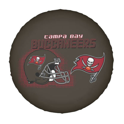 Tampa Bay Buccaneers Print car tire protection cover car spare tire dust protection covers