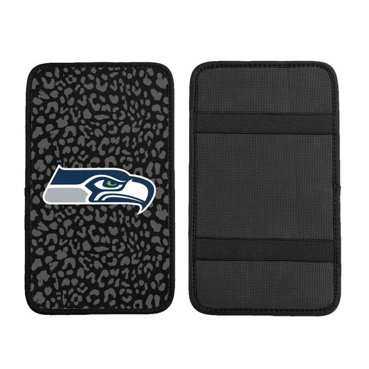 Seattle Seahawks 1 printed Car handrail box cushion Personalized car armrest cover