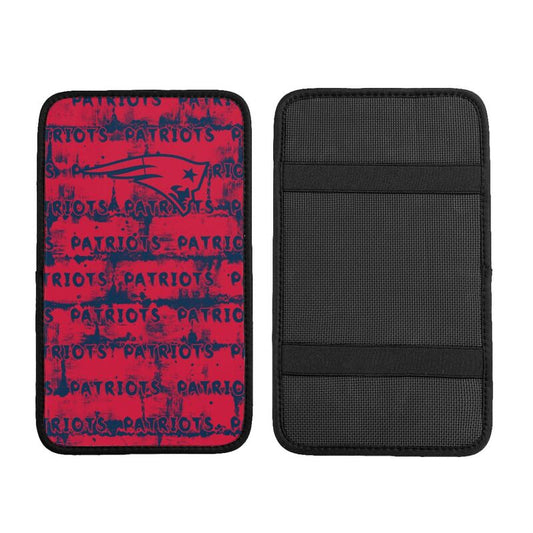 New England Patriots print Car armrest box protective cover car center console armrest pad