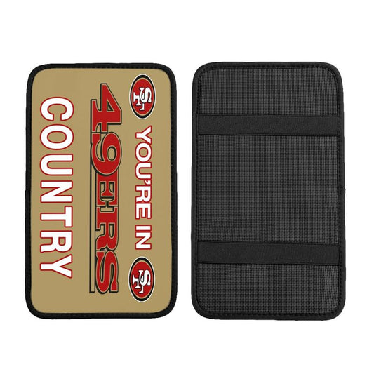 San Francisco 49ers Printed car armrest box pad elbow support pad