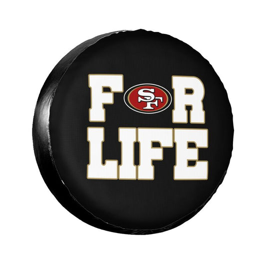 San Francisco 49ers Printing tire protection cover car spare tire dust protection cover