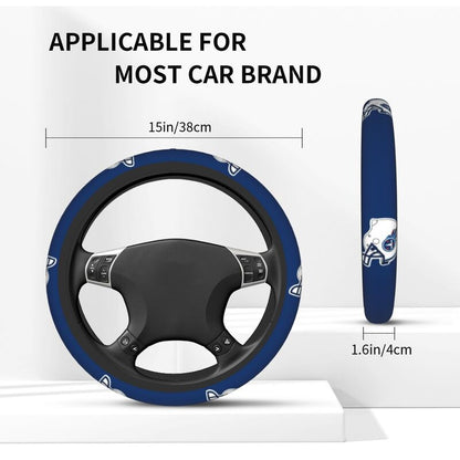 Tennessee Titans 1 Printed breathable elastic steering wheel cover anti slip cover