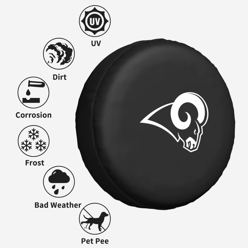 Los Angeles Rams Printing car tire covers waterproof car tire covers