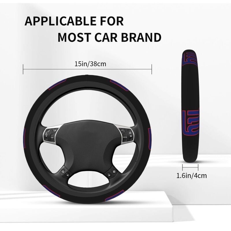 New York Giants 1 Printed breathable elastic steering wheel cover anti slip cover