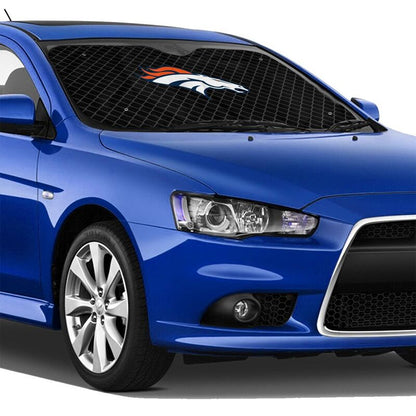 Denver Broncos Print Car windshield sunshades is suitable front Car windshield sunshades