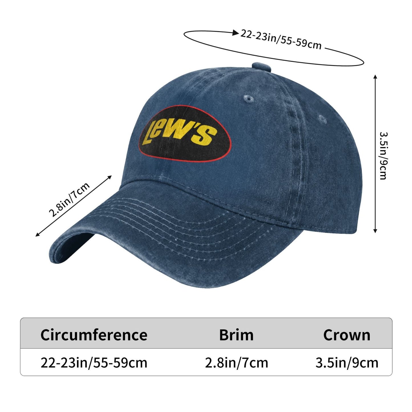 Lew's Fishing Printed unisex baseball cap adjustable cap outdoor sun hats trucker hat