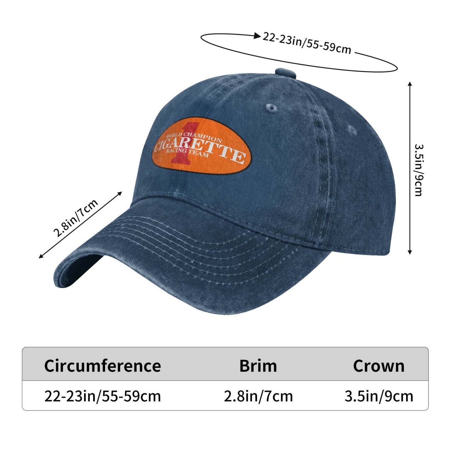 Cigarette Racing 3 Printed unisex baseball cap adjustable cap outdoor sun hats trucker hat
