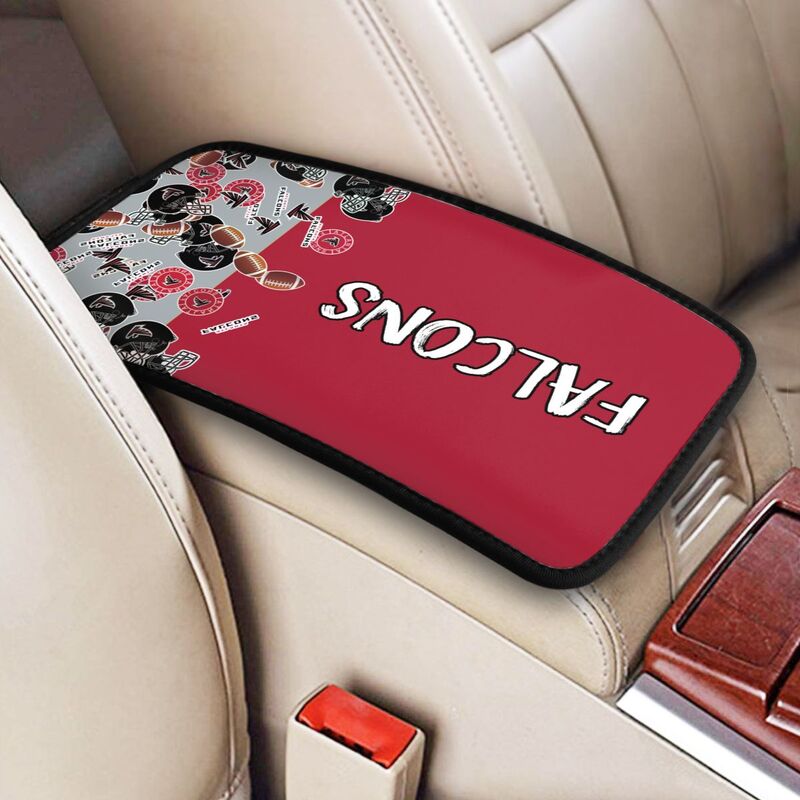 Atlanta Falcons print Car center console armrest pad car armrest protective cover