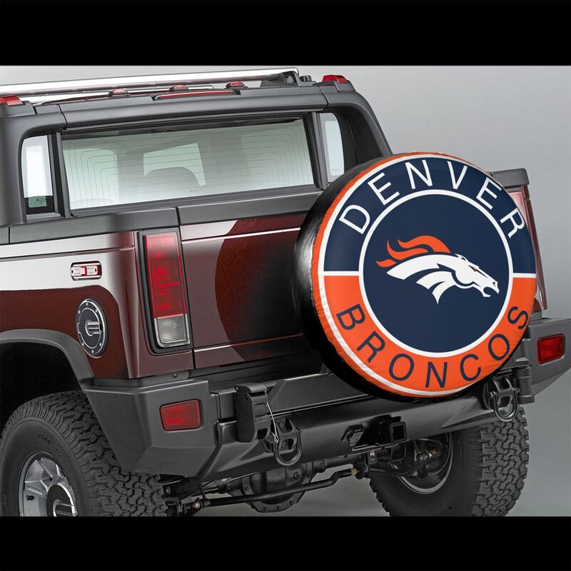 Denver Broncos Printed tire protection cover car spare tire dust protection covers