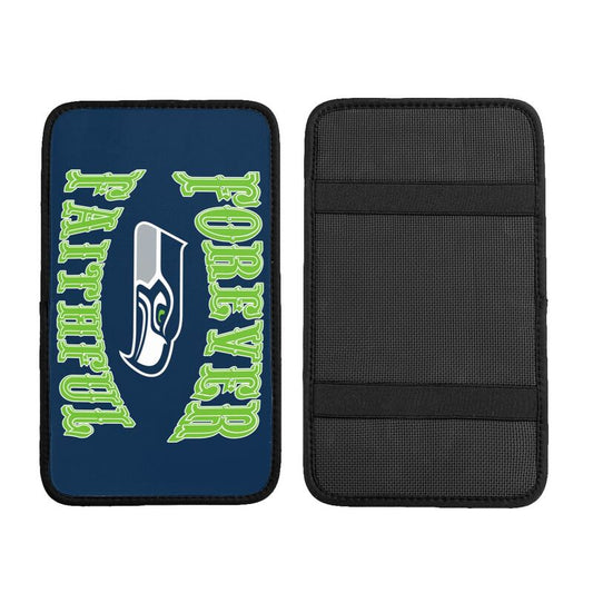 Seattle Seahawks Print car armrest box cover armrest protective cover