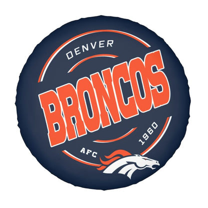 Denver Broncos Printing car tire protection cover car spare tire dust protection cover