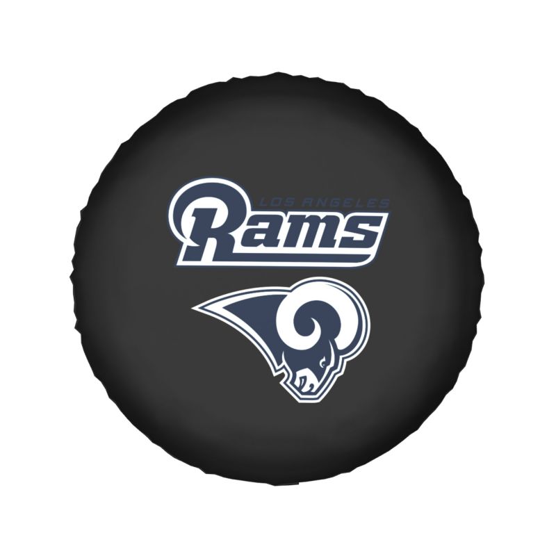Los Angeles Rams 2 Car tire protective cover waterproof and dustproof tire cover