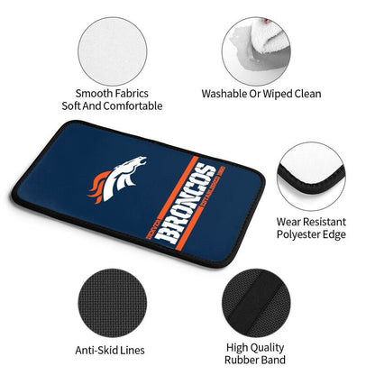 Denver Broncos Printed car armrest box pad Protective pad