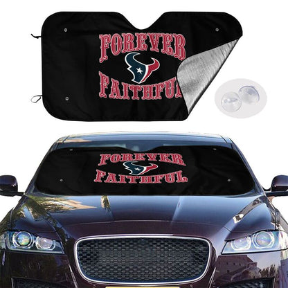 Houston Texans Printing car multi size front windshield sunshade car windshield sunshade