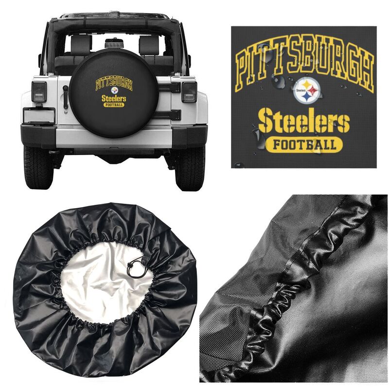 Pittsburgh Steelers 2 Printing tire protection cover car sun protection tire protection covers