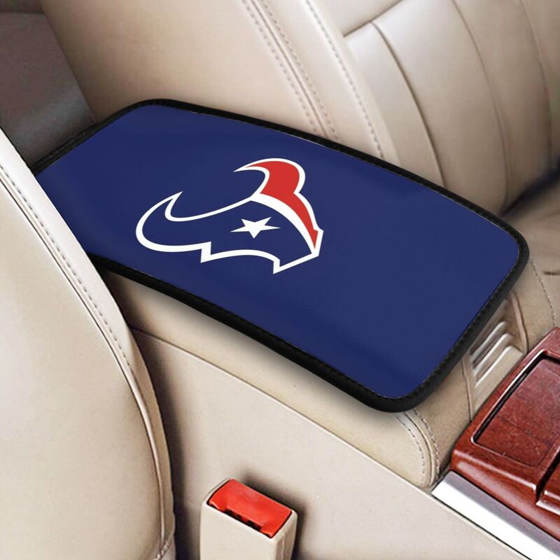 Houston Texans Printed car armrest box pad elbow protection pad