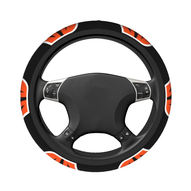 Cincinnati Bengals 5 Printed breathable elastic steering wheel anti slip cover
