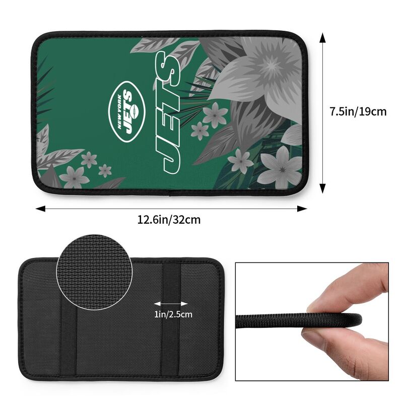 New York Jets Car armrest box protective cover car center console armrest pad