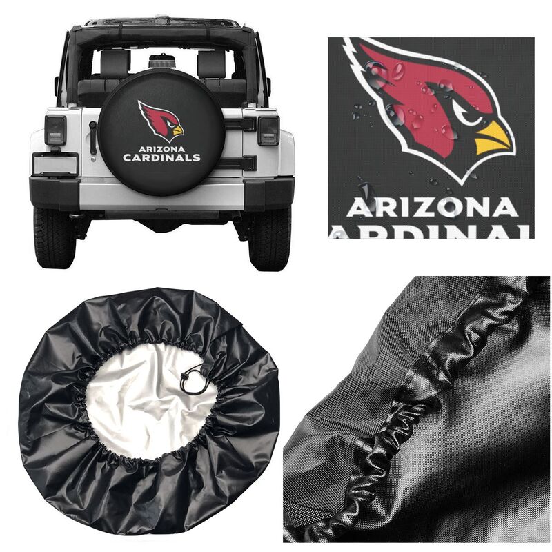 Arizona Cardinals 2 Print tire protection covers car sunscreen tire protection covers