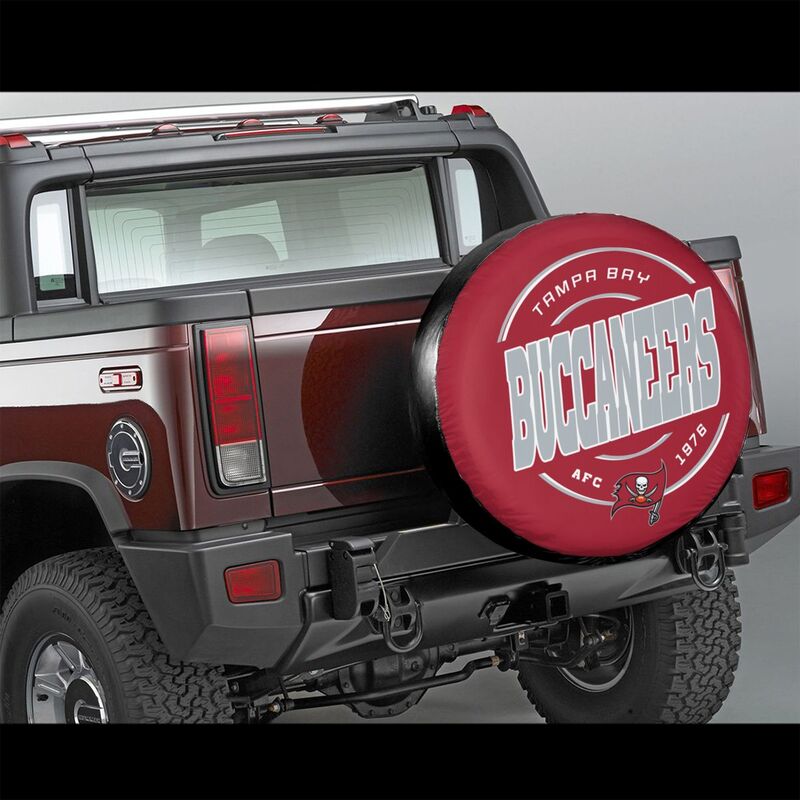 Tampa Bay Buccaneers Printing car tire protection cover car spare tire dust protection cover