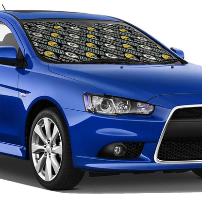 Green Bay Packers Printed suitable for front Car windshield sunshades Car windshield sunshades