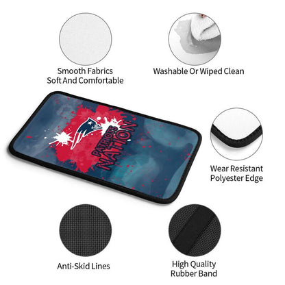 New England Patriots print car center console armrest pad Car armrest box protective cover