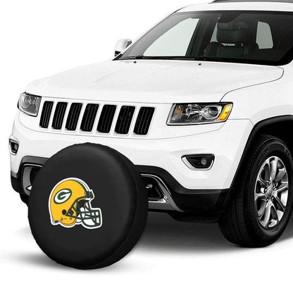 Green Bay Packers Car tire protective cover waterproof and dustproof tire cover