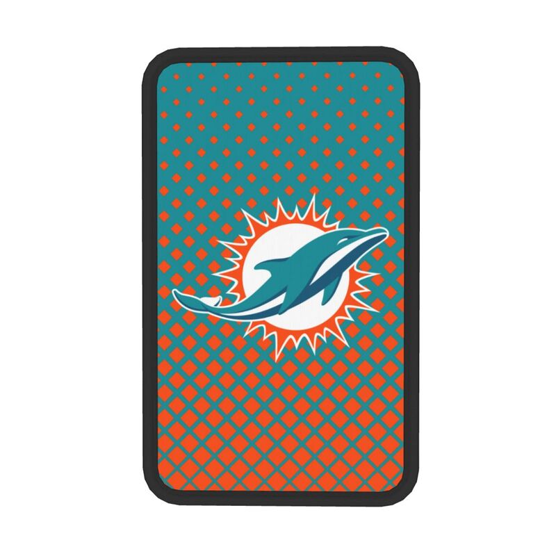 Miami Dolphins Car handrail box cushion Personalized printed car armrest cover