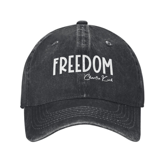 Freedom Charlie Kirk Printed unisex baseball cap outdoor hats adjustable cap trucker gift hat