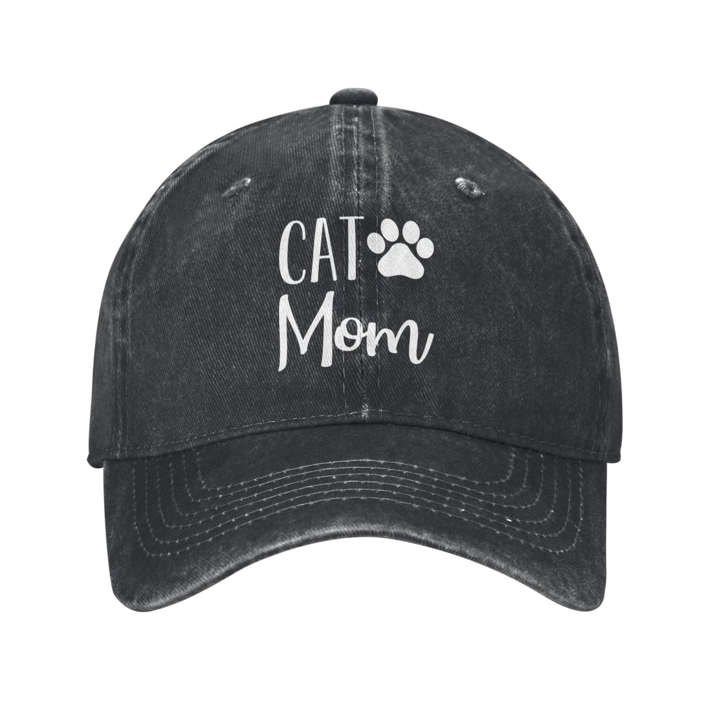 CAT MOm (2) Printed unisex baseball cap adjustable cap outdoor sun hats trucker hat
