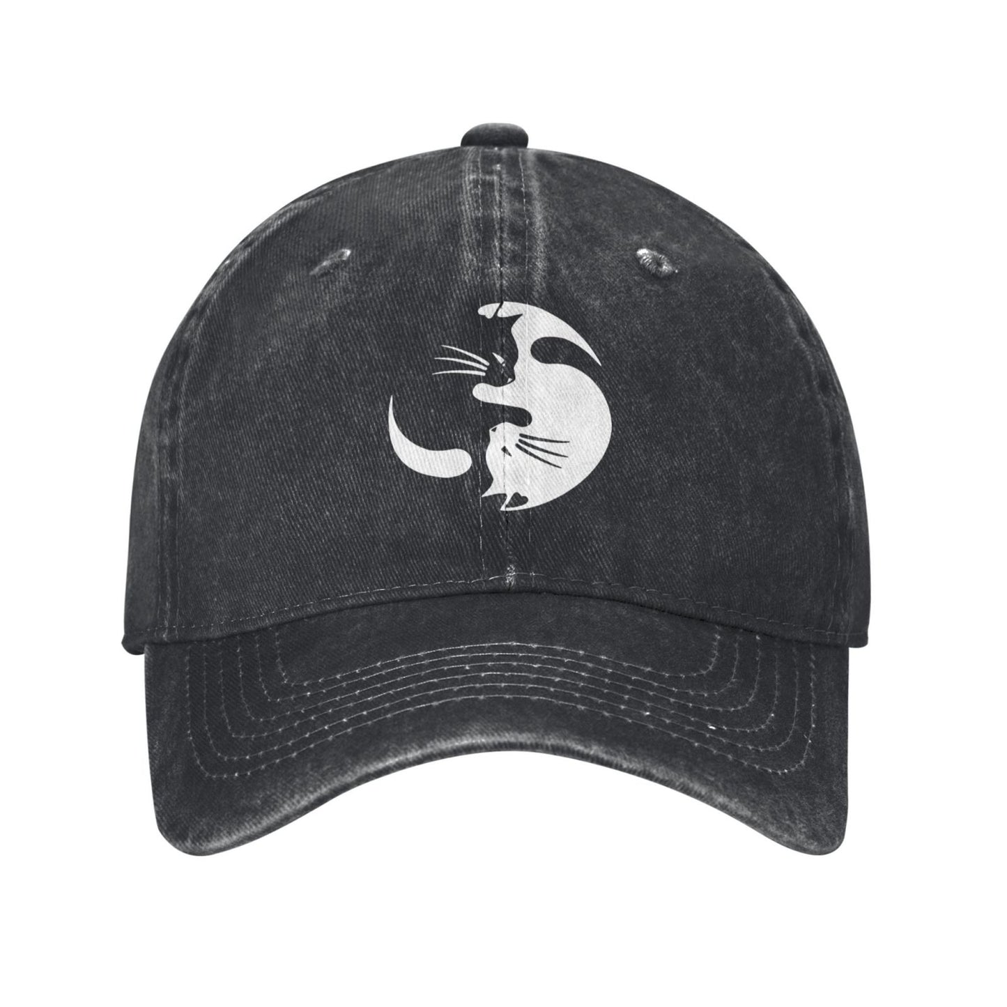 Cute Kitten Print Printed unisex baseball cap adjustable cap outdoor sun hats trucker hat