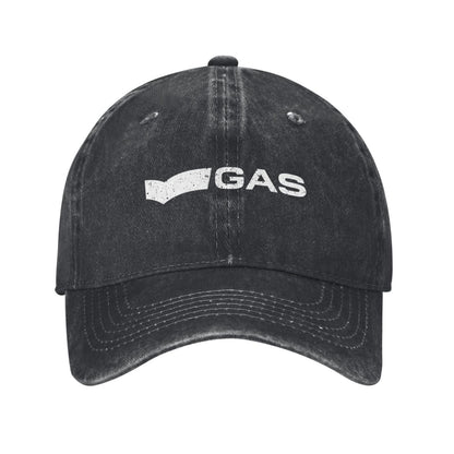 Featuring 'GAS' Print Printed unisex baseball cap adjustable cap outdoor sun hats trucker hat