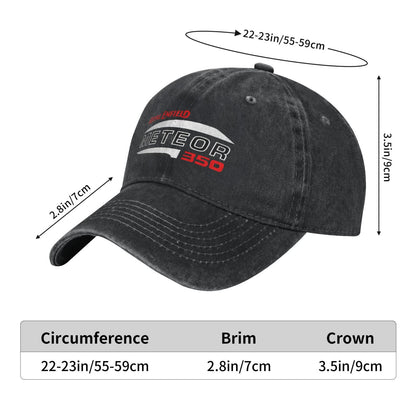 Royal Enfield Meteor 350 Printed unisex baseball cap adjustable cap outdoor trucker hat veterans Gifts