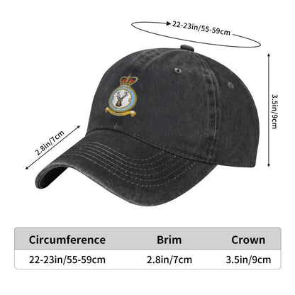 33 Squadron RAF Badge Printed unisex baseball cap adjustable cap outdoor trucker hat veterans Gifts