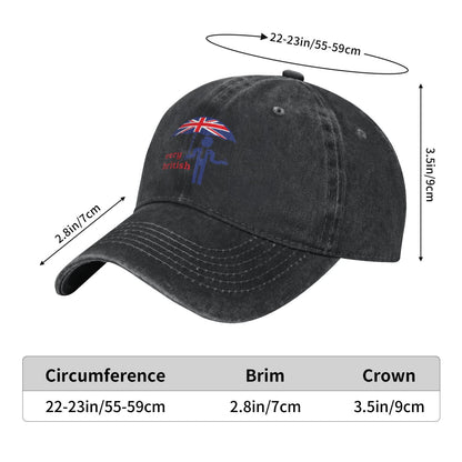 Very British Gentleman Printed unisex baseball cap adjustable cap outdoor sun hats trucker hat